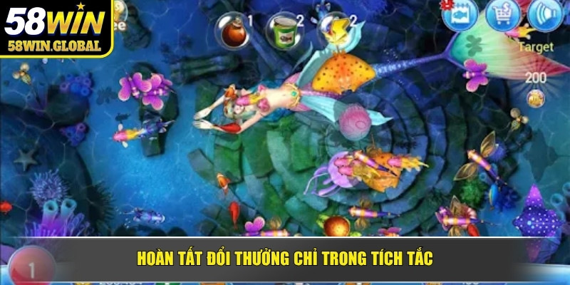 Hoàn tất đổi thưởng chỉ trong tích tắc