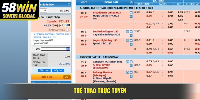 Thể thao trực tuyến