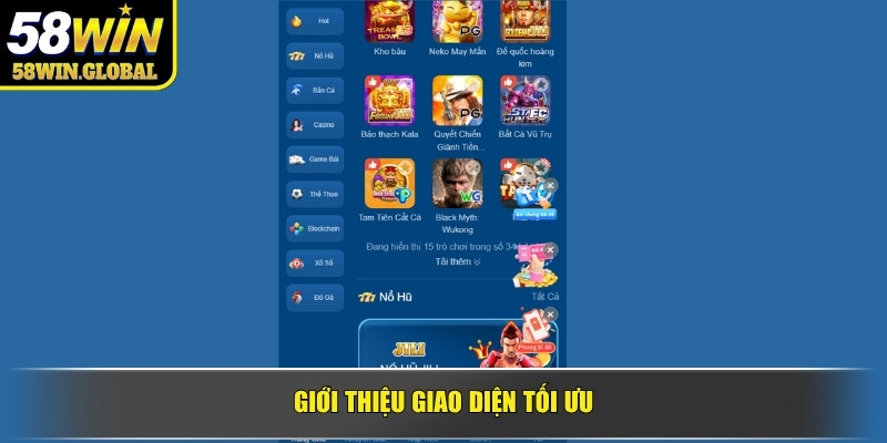 Giới thiệu giao diện tối ưu